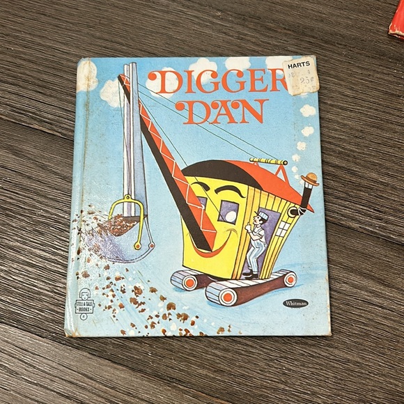 Digger Dan Willy Woo-oo-oo collectible Whitman Tell a tale books rare and nice - Picture 2 of 16